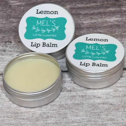 Natural Vegan Lemon Lip Balm