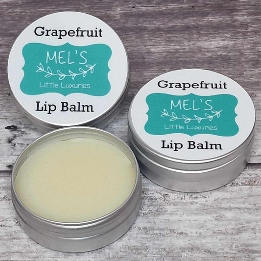 Natural Vegan Grapefruit Lip Balm