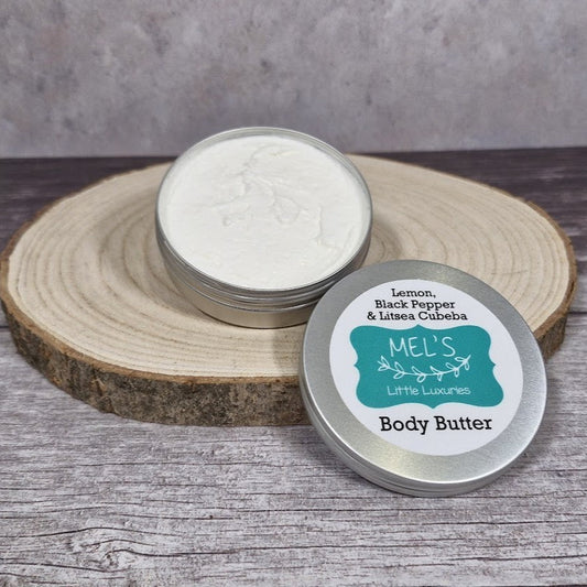 Lemon, Black Pepper & Litsea Cubeba Body Butter